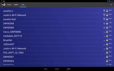 Screenshot of the application Wifi Fixer - #5