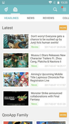 Screenshot of the application QooApp - #2