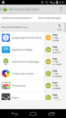 Screenshot of the application AppBrain App Market - #3