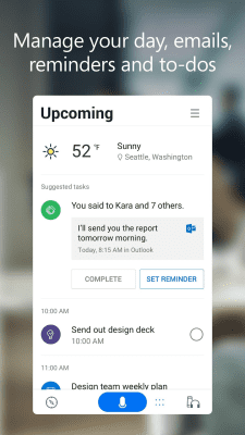Screenshot of the application Microsoft Cortana - #2