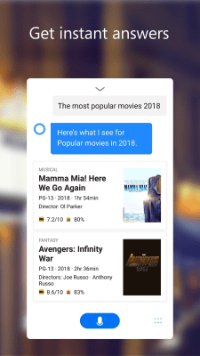 Screenshot of the application Microsoft Cortana - #4