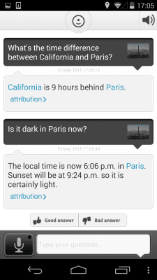 Screenshot of the application Evi - #5