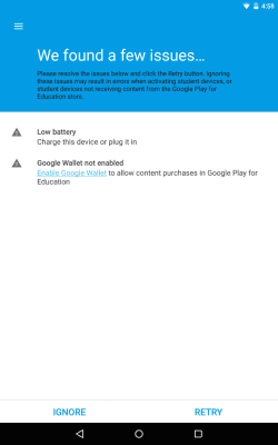 Screenshot of the application Android Device Enrollment - #2