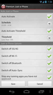 Screenshot of the application Longevity - Battery Saver - #7