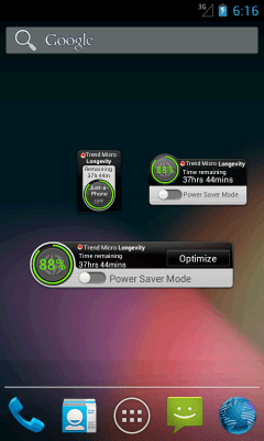 Screenshot of the application Longevity - Battery Saver - #8