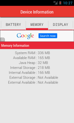 Screenshot of the application My Device Info - #2