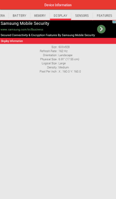 Screenshot of the application My Device Info - #6