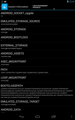 Screenshot of the application System Information - DEVICE - #5