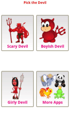 Screenshot of the application Talking Devil - #6