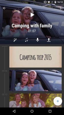 Screenshot of the application WeVideo Video Editor - #2