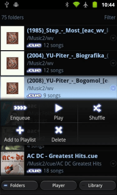 Screenshot of the application Poweramp - Classic Skin - #2