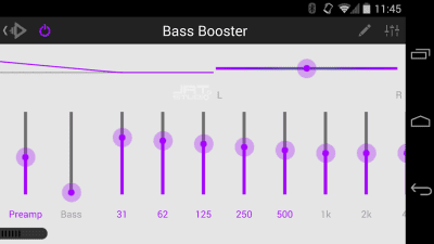 Screenshot of the application Rocket Player Light Purple - #2