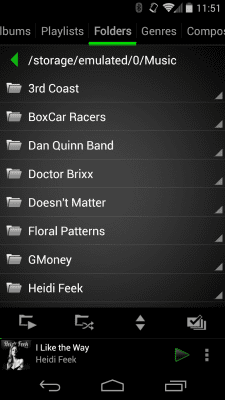 Screenshot of the application Rocket Player Classic Green - #2