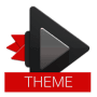 Download Rocket Player Dark Red Theme