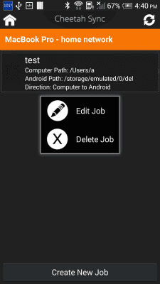 Screenshot of the application Cheetah Sync for Files/Folders - #6