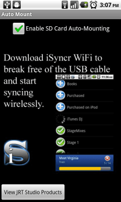 Screenshot of the application Auto Mount Your SD Card - #4