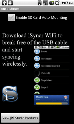 Screenshot of the application Auto Mount Your SD Card - #5