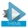 Download Rocket Player Light Blue Theme