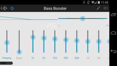 Screenshot of the application Rocket Player Light Blue Theme - #2