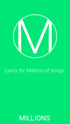 Screenshot of the application Lyrics for Android - #8