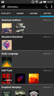 Screenshot of the application n7player Skin - Classic - #5