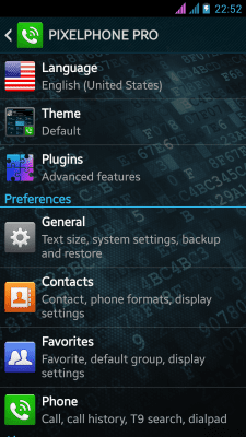 Screenshot of the application PP Theme – Holo (ICS) - #6