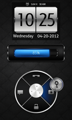 Screenshot of the application Deep Blue GO Locker Theme - #3