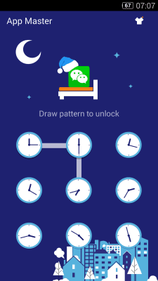 Screenshot of the application AppLock Theme - Night - #2