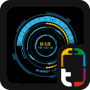 Download MYCOLORSCREEN Blue Neon Theme