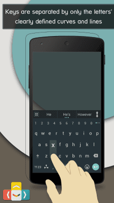 Screenshot of the application aitype Lollipop Keyboard theme - #2