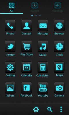 Screenshot of the application Cyrix GO Locker Theme - #7
