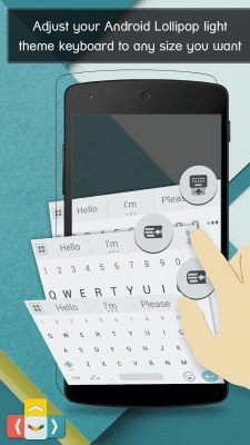 Screenshot of the application ai Lollipop Keyboard Light - #3