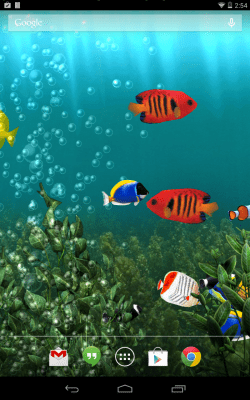 Screenshot of the application Aquarium Free Live Wallpaper - #7