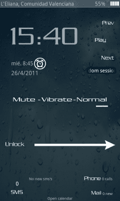 Screenshot of the application White Text - #3