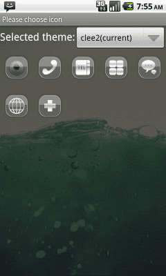 Screenshot of the application Clee2 Theme GO Launcher EX - #8