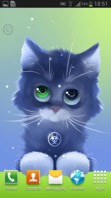 Screenshot of the application Radioactive Cat - #2