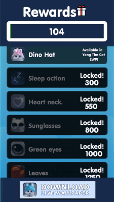 Screenshot of the application Yang The Cat Game - #4