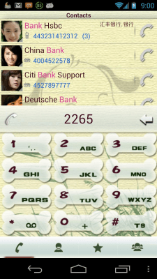 Screenshot of the application RocketDial Dog Theme - #3