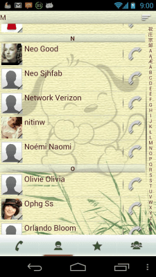 Screenshot of the application RocketDial Dog Theme - #4