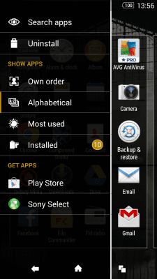 Screenshot of the application XPERIA SWPA Theme - #2