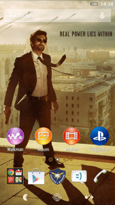 Screenshot of the application XPERIA Powers Theme - #2