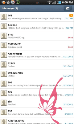 Screenshot of the application Tattoo Droid - #5