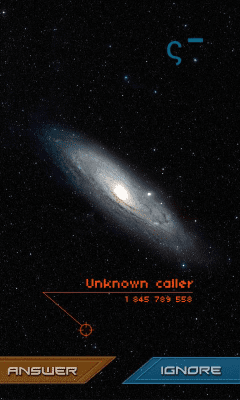 Screenshot of the application Galaxy Theme - BIG! caller ID - #2