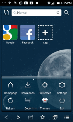 Screenshot of the application Starry Night Boat Mini Theme - #2