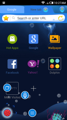 Screenshot of the application Submarine World[Dolphin Theme] - #2