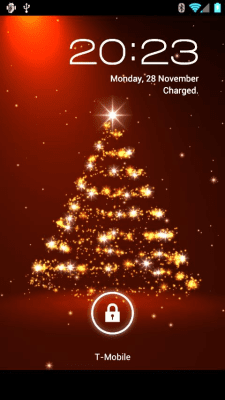 Screenshot of the application 3D Christmas Live Wallpaper - #4