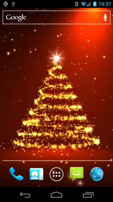 Screenshot of the application 3D Christmas Live Wallpaper - #8