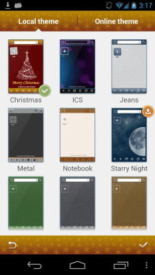 Screenshot of the application Christmas Boat Mini Theme - #4