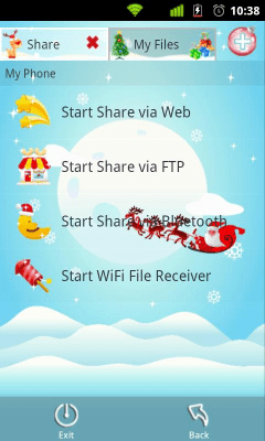Screenshot of the application File Expert Christmas Theme - #2