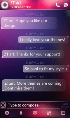 Screenshot of the application WIDE Theme GO Launcher EX - #5